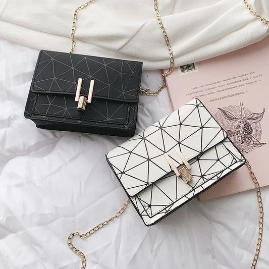 Vintage Chain Small Square Bag for Women
