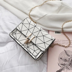 Vintage Chain Small Square Bag for Women
