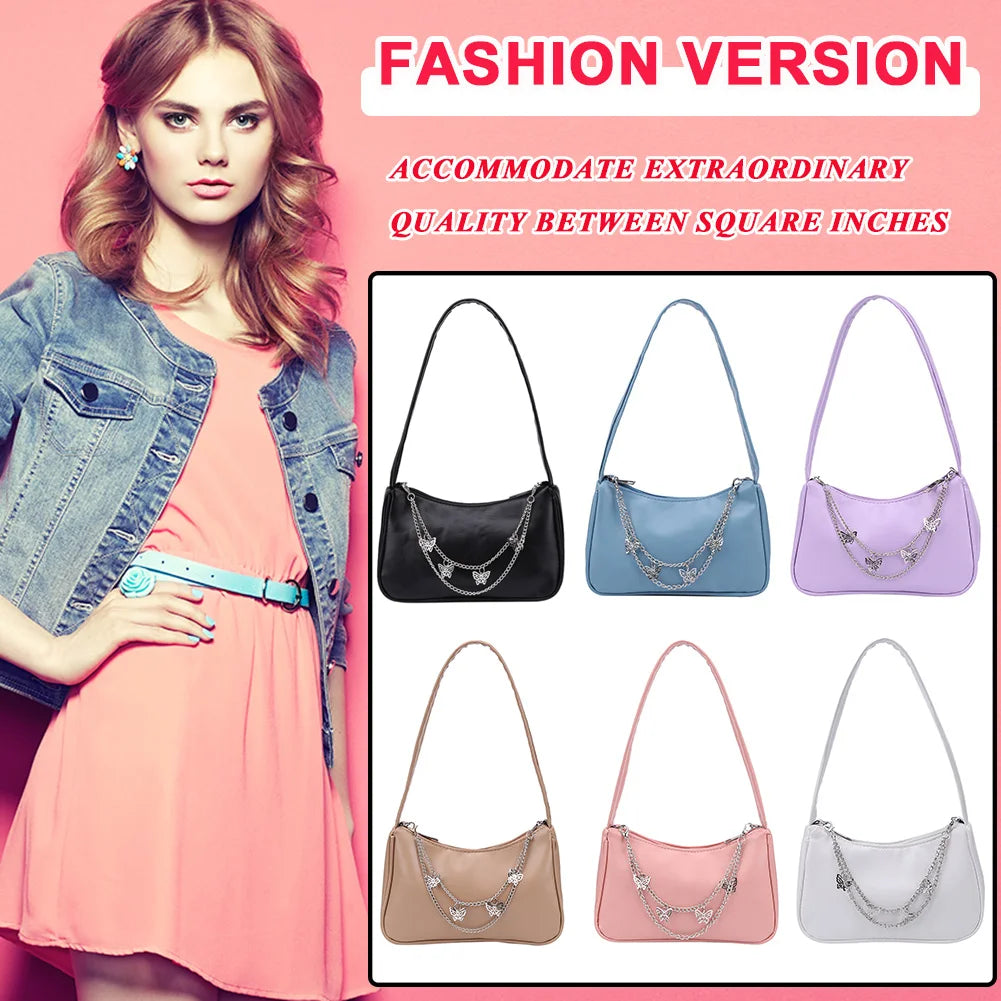 Women Armpit Shoulder Bag Small Purse Underarm Clutch Handbags Summer Hobos