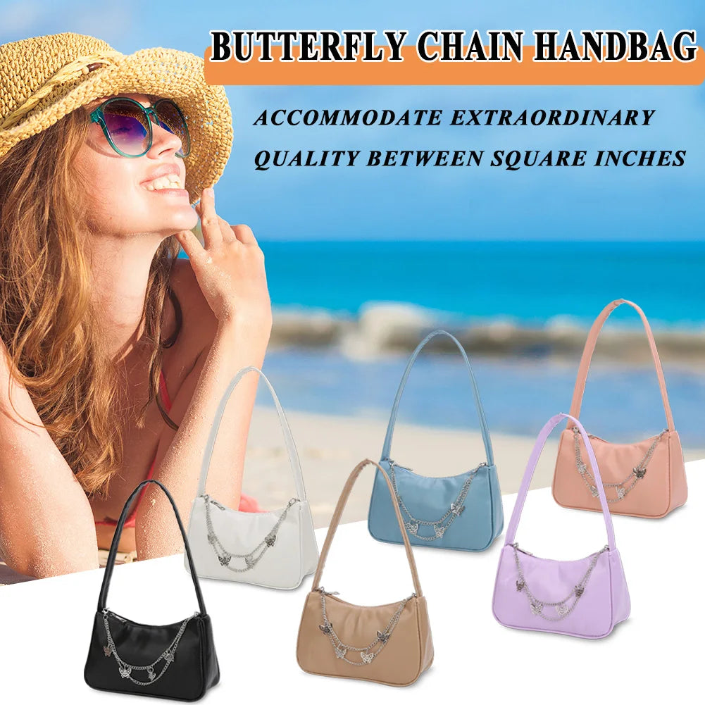 Women Armpit Shoulder Bag Small Purse Underarm Clutch Handbags Summer Hobos