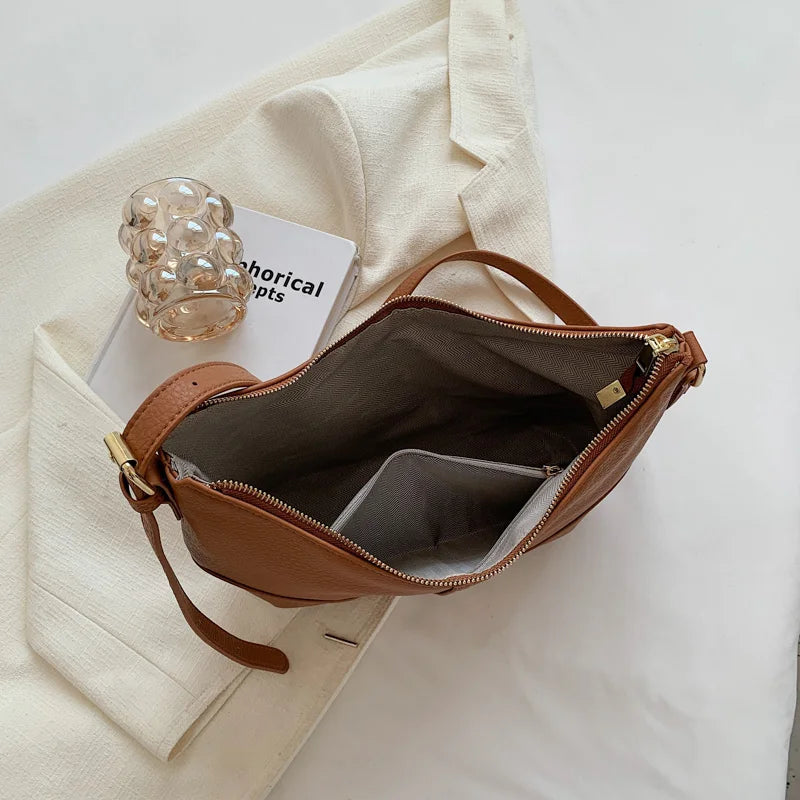 Women Shoulder Bag High PU Leather Classic Messenger Daily Bag