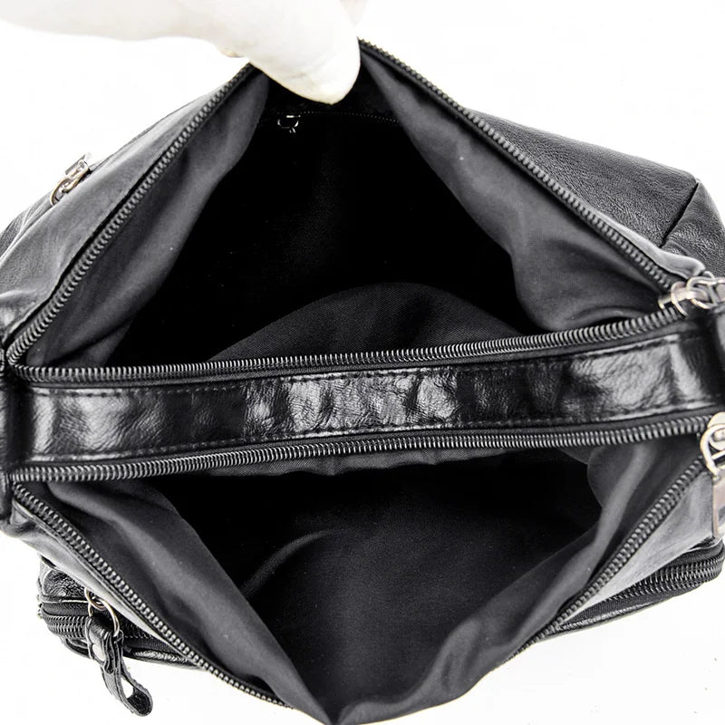 Women PU Leather Shoulder Bag Lady Hobos Sac