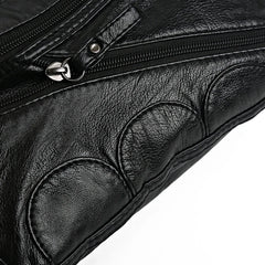 Women Crossbody Pack PU Leather Messenger Bag