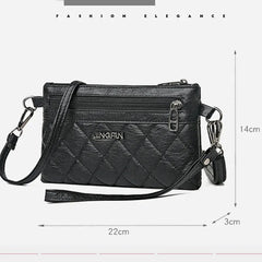 Vintage Envelope Shoulder Bag PU Leather Clutch Crossbody Handbag