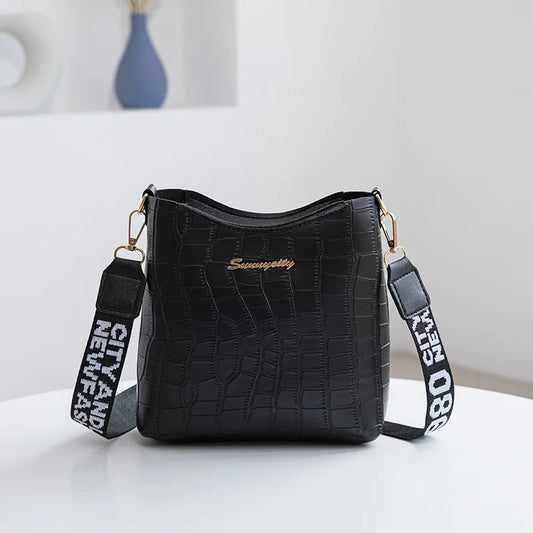 Vintage PU Leather Handbag Casual Shoulder Top-Handle