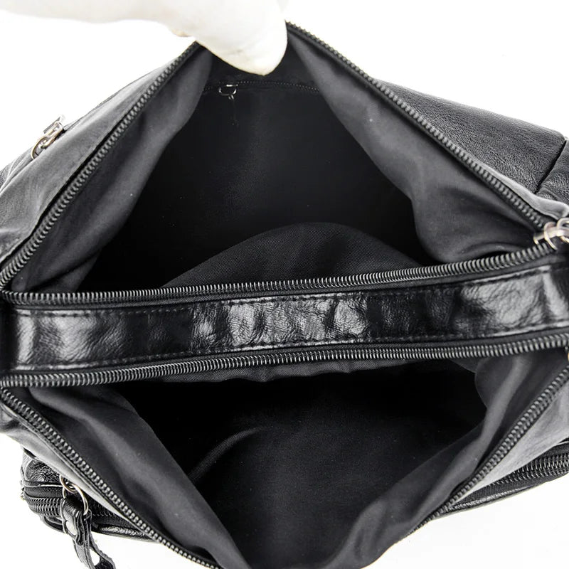Vintage Shoulder Bags Soft PU Leather Hobos Lady Crossbody Handbag