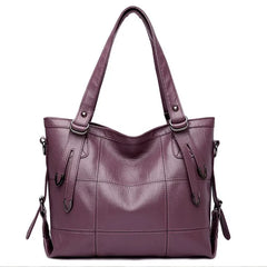 Shoulder Bags Lacquer PU Leather Handle Bags for Women