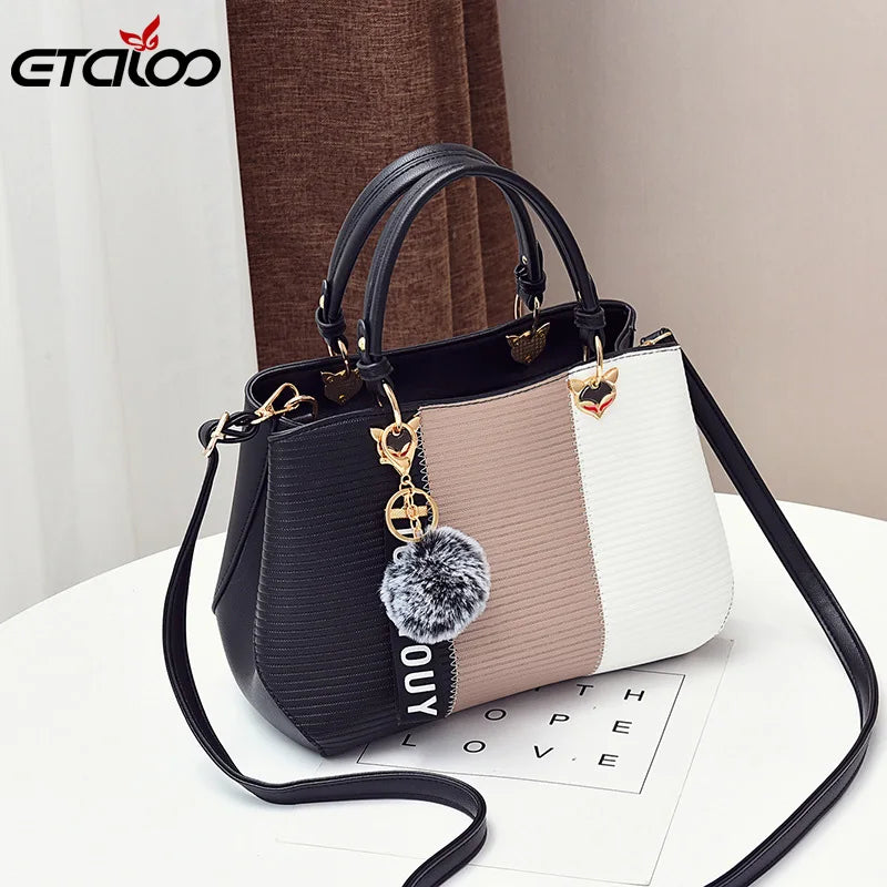 Rivet Shoulder Bag Women Messenger Bag Girls Handbag
