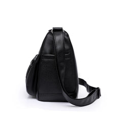 Middle-aged Women's Messenger Bag Large-capacity Soft PU Casual Bag