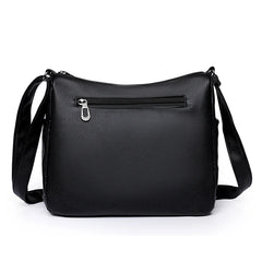 Middle-aged Women's Messenger Bag Large-capacity Soft PU Casual Bag