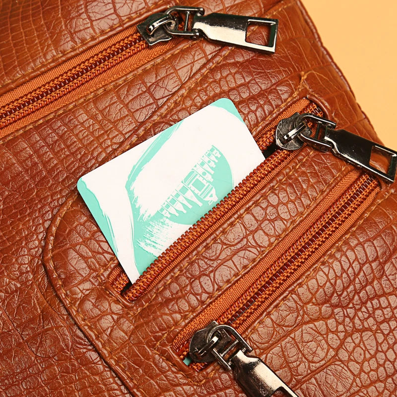 Vintage Crossbody Bags Soft Pu Leather Shoulder Bag