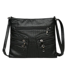 Vintage Crossbody Bags Soft Pu Leather Shoulder Bag