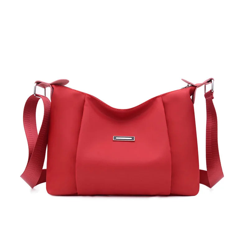 Waterproof Oxford Cloth Lady Shoulder Messenger Crossbody Bag