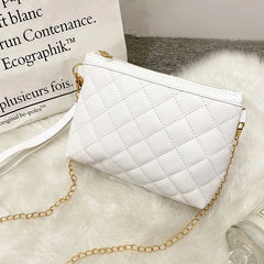 Women PU Leather Clutch Chain Shoulder Bag Crossbody Messenger Purses