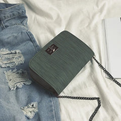 Women PU Leather Messenger Bag Chain Shoulder Wallet Clutch Camera Bag