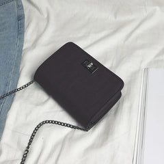 Women PU Leather Messenger Bag Chain Shoulder Wallet Clutch Camera Bag