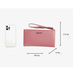 Women's Soft Leather Wallet Touch Screen Phone Purse Small Bag