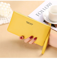 Women's Soft Leather Wallet Touch Screen Phone Purse Small Bag
