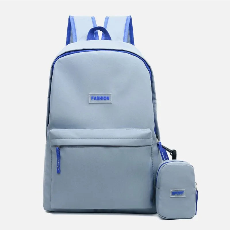 Women's Nylon Backpack Large Capacity Schoolbag