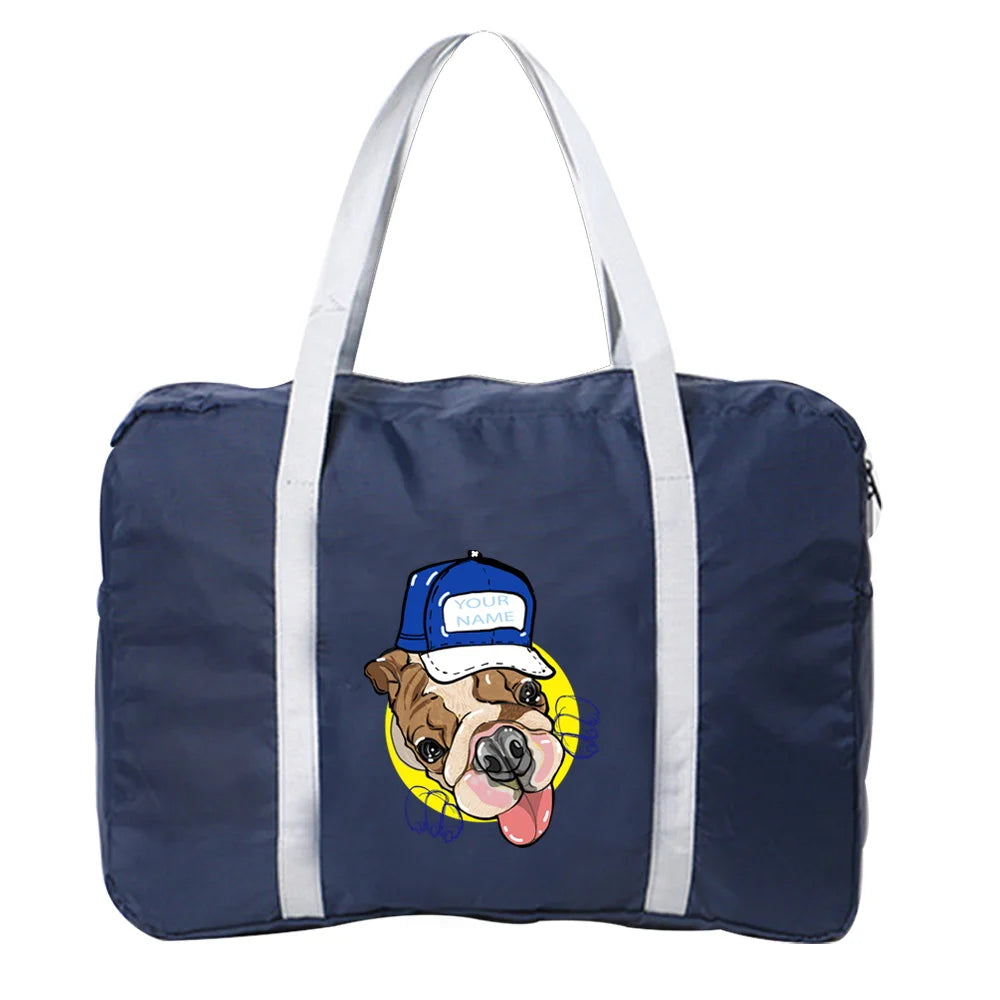 Large Foldable Duffle Bag Travel Tote Organizer