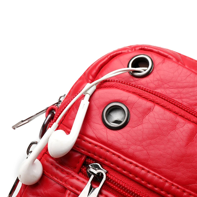Vintage Shoulder Crossbody Bag Soft PU Leather