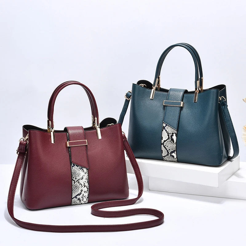 Leather Crossbody Handbag for Women