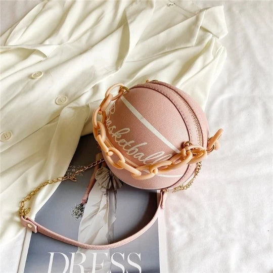 Women Crossbody Shoulder Bag Stylish Round Shaped Messenger Bag