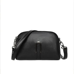 Women Leather Messenger Bags Small Shoulder Handbag Cowhide Crossbody