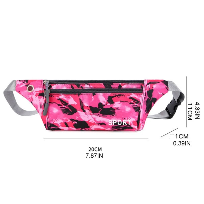 Camouflage Waist Fanny Pack Belt Bag Travel Phone Pouch