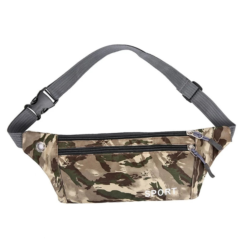 Camouflage Waist Fanny Pack Belt Bag Travel Phone Pouch