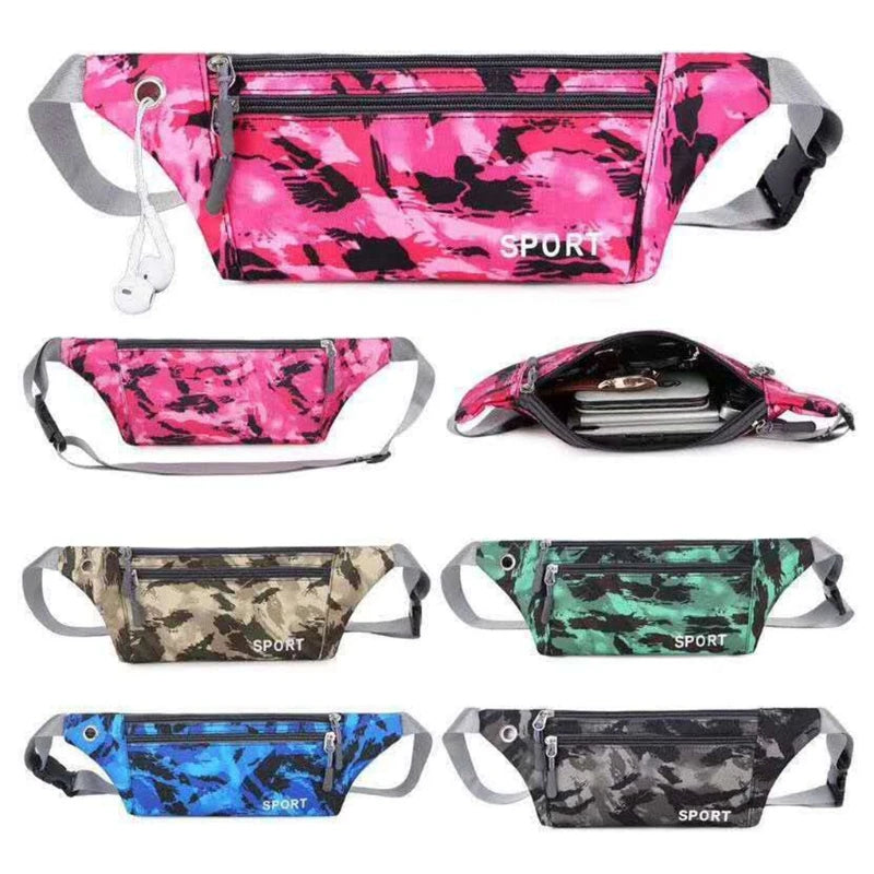 Camouflage Waist Fanny Pack Belt Bag Travel Phone Pouch