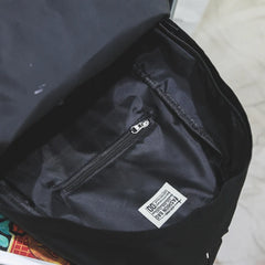 Floral Canvas Backpack Anti-theft School Bags Multifunction Rucksack