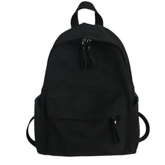 Women Canvas Backpack Large Capacity Daypack Travel Bookbag