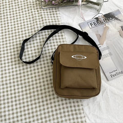 Canvas Shoulder Bag Japan Style Girl Small Messenger