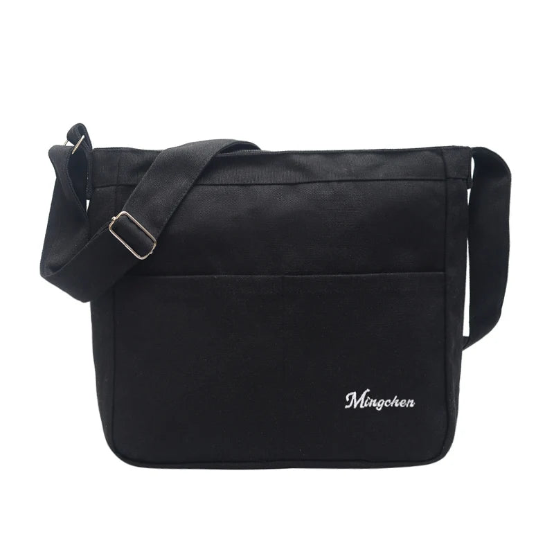Women Canvas Crossbody Bag Casual Satchel Girls Shoulder Lady Messenger