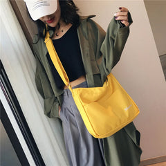 Women Canvas Crossbody Bag Casual Satchel Girls Shoulder Lady Messenger