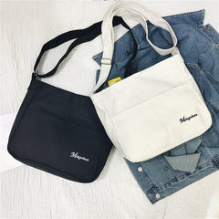 Women Canvas Crossbody Bag Casual Satchel Girls Shoulder Lady Messenger