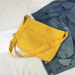 Women Canvas Crossbody Bag Casual Satchel Girls Shoulder Lady Messenger