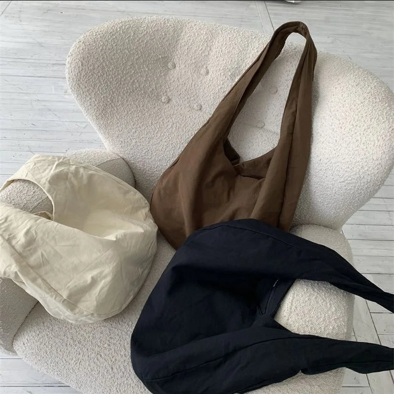 Canvas Crossbody Bag Large Capacity Shoulder Bag