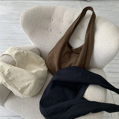 Canvas Crossbody Bag Large Capacity Shoulder Bag
