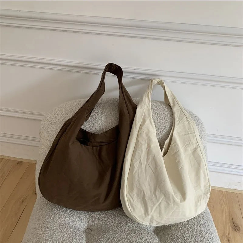 Canvas Crossbody Bag Large Capacity Shoulder Bag
