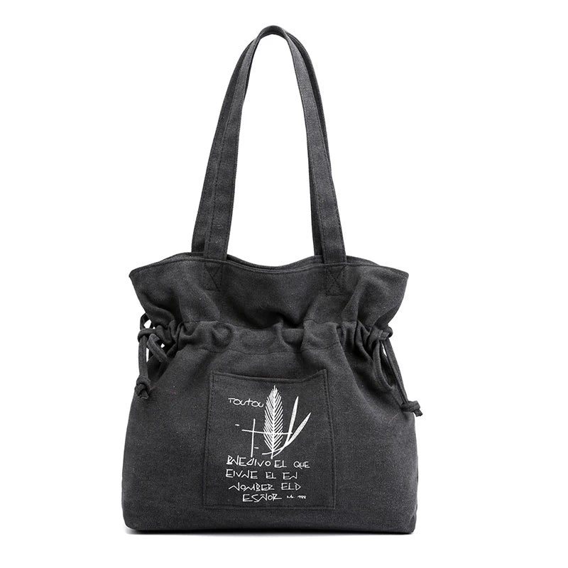 Women Canvas Handbags Ladies Shoulder Bags Tote Large Capacity Handbag