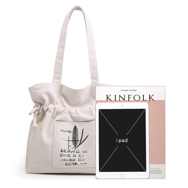 Women Canvas Handbags Ladies Shoulder Bags Tote Large Capacity Handbag