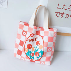 Women Canvas Shopping Bags Reusable Tote Bag Large Handbag B416