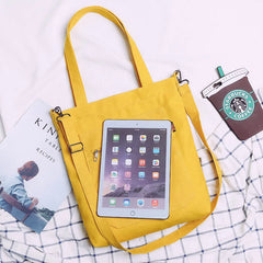 Canvas Shoulder Bag Large Capacity Women Shopping Bag Casual Tote