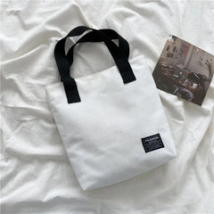 Canvas Shoulder Bag Print Casual Handbag Tote Bag Large Capacity Cotton Handbags