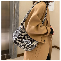 Large Capacity Women Canvas Shoulder Bag Tote Handbag