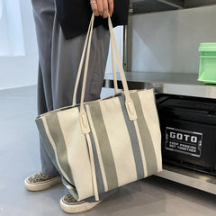 Canvas Shoulder Bags Large Capacity Tote Vintage Handbags Female