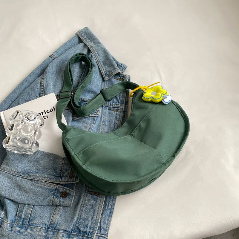 Large Capacity Waterproof Canvas Shoulder Bag for Women