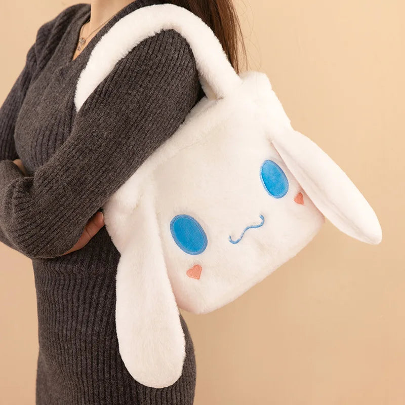 Cartoon Stuffed Cat Doll Handbag Net Red Shoulder Bag